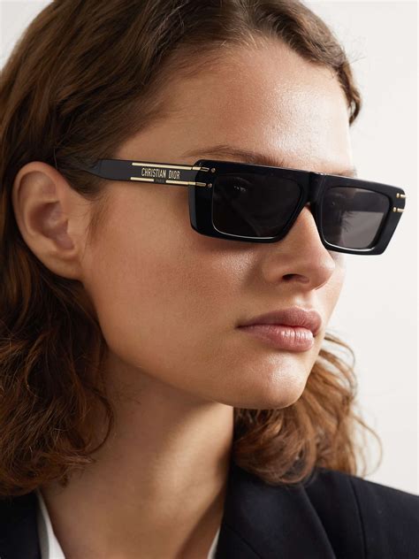 dior eyewear rectangle frame sunglasses|christian Dior designer glasses frames.